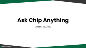 Ask Chip Anything - October 2019